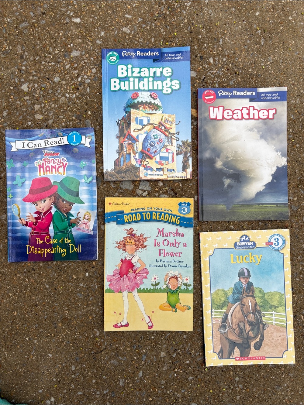 Set of 5 Children’s Paperback Readers – Bright Multicolor Covers